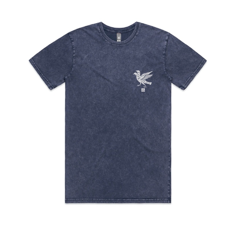 Follow Men's Washed Tee in Navy
