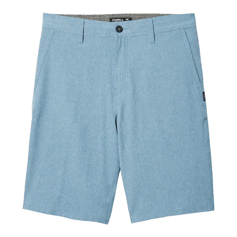 O'Neill Reserve Heather 21" Hybrid Shorts in Blue Shadow