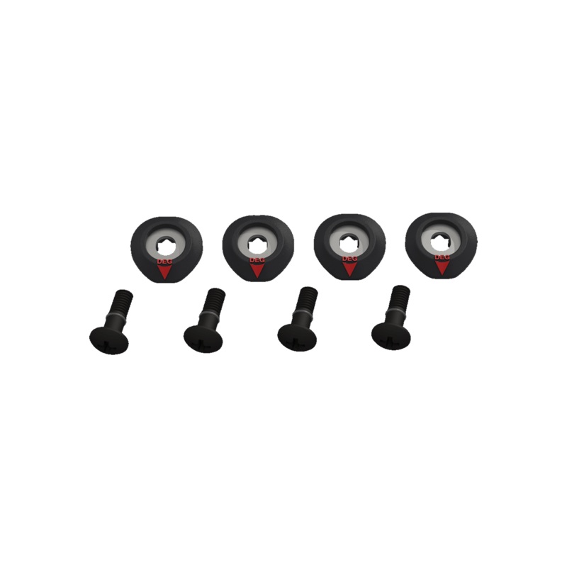 Ronix M6 Baseless Wakeboard Binding Hardware (Set of 4)