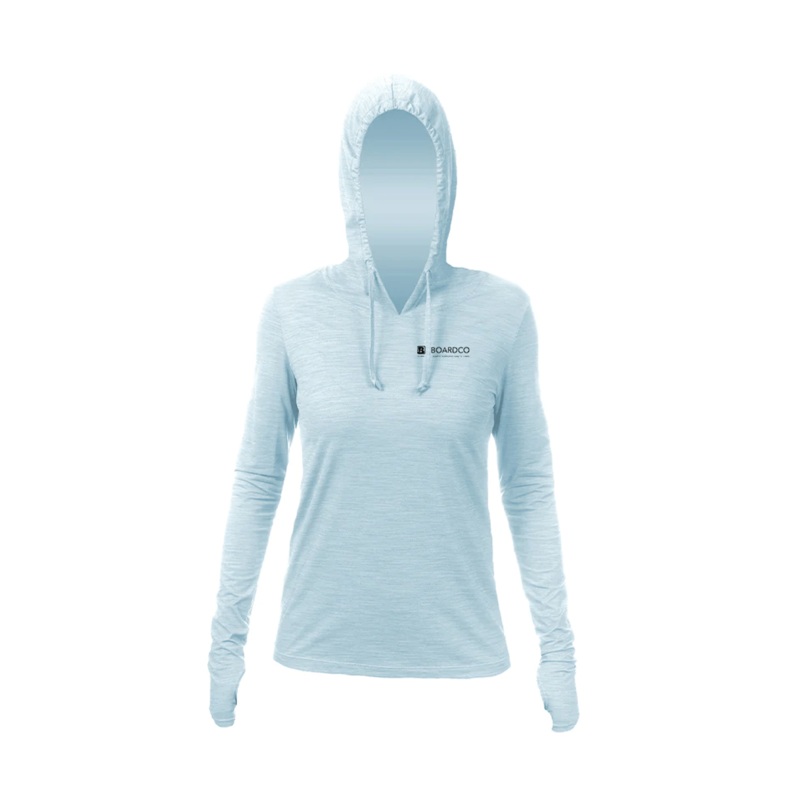 ANETIK  Breeze Tech Hoody in Sky Heathered