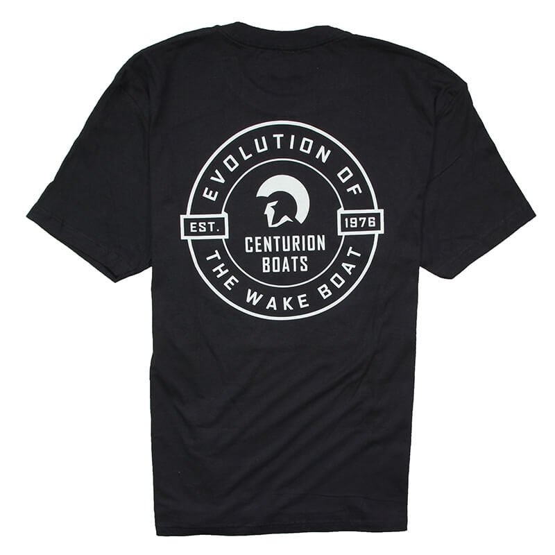 Centurion Boats Crest Tee in Black