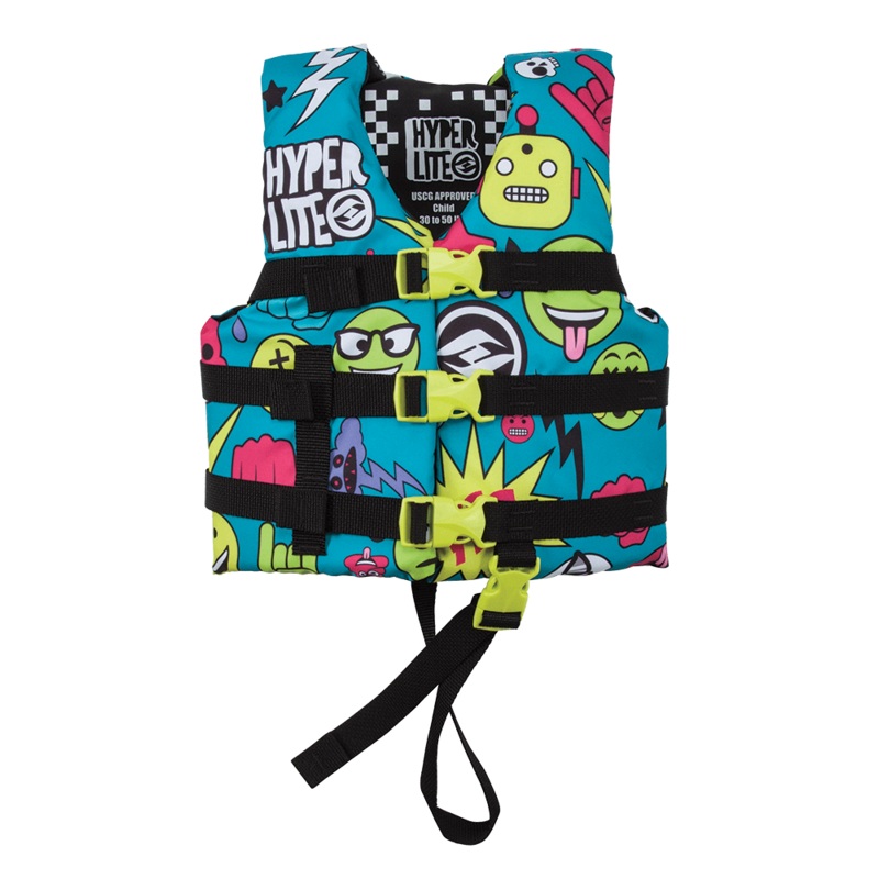 Hyperlite Child Unite Nylon CGA Life Jacket in Green