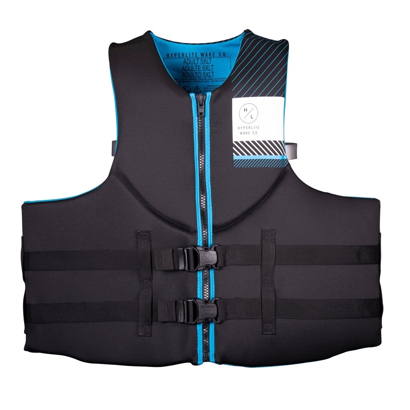 Hyperlite Indy Big & Tall CGA Life Jacket in Black / Blue