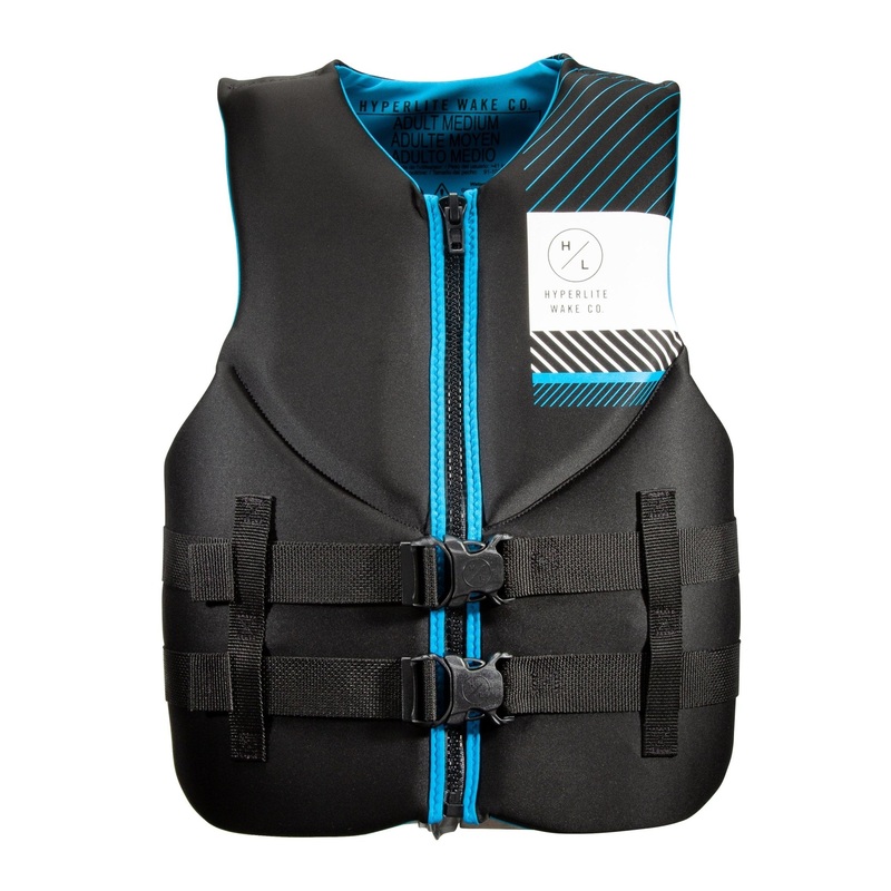 Hyperlite Indy CGA Life Jacket in Black / Blue