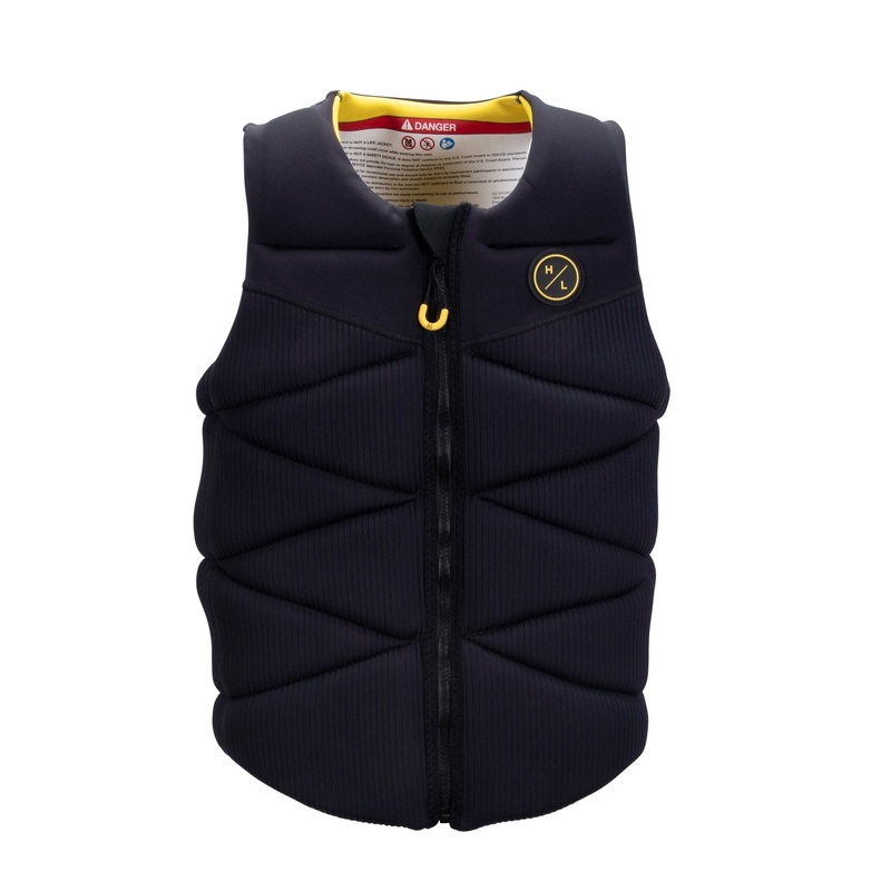 Hyperlite Riot Comp Wake Vest in Black / Yellow