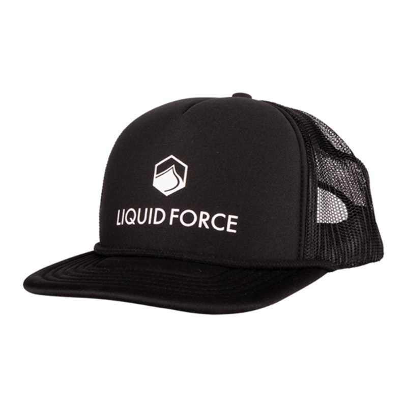 Liquid Force Corporate Logo Trucker Hat Black