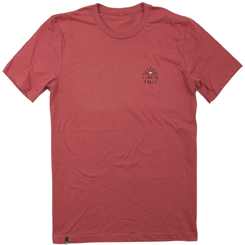 Liquid Force Sunrise Tee in Rust