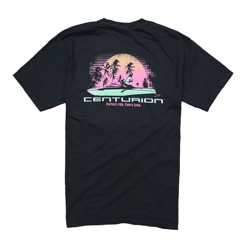 Centurion Boats Night Vibes Tee in Black