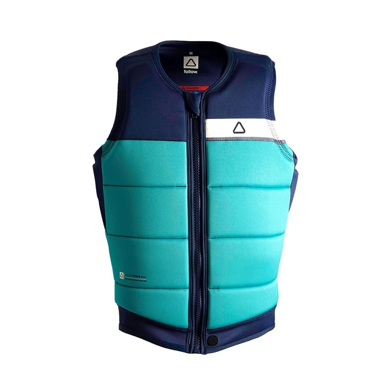 Follow Signal Mens Comp Wake Vest in Teal