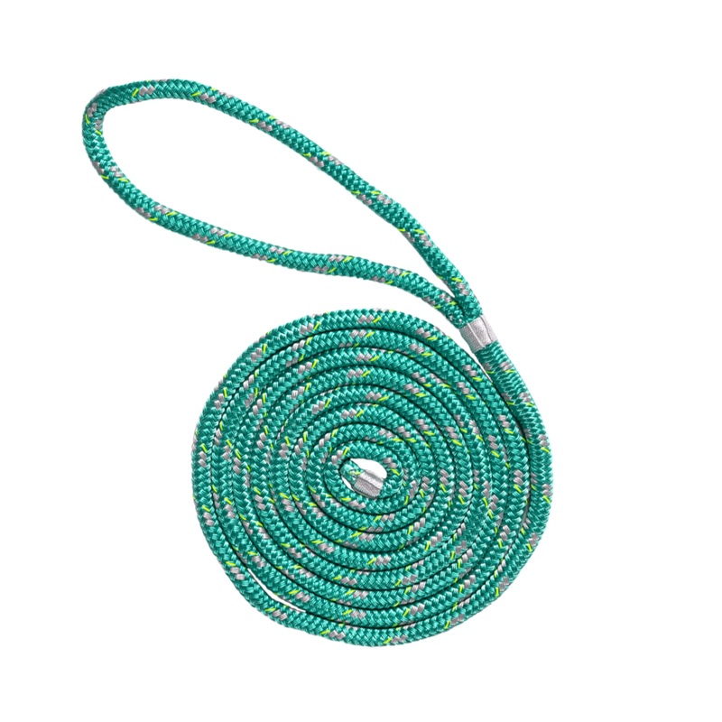 Mission Dock Line 3/8 X 10 in Teal