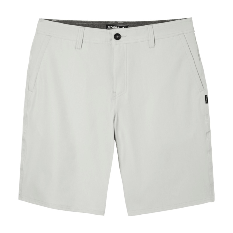 O'Neill Reserve Heather 21" Hybrid Shorts in Fog