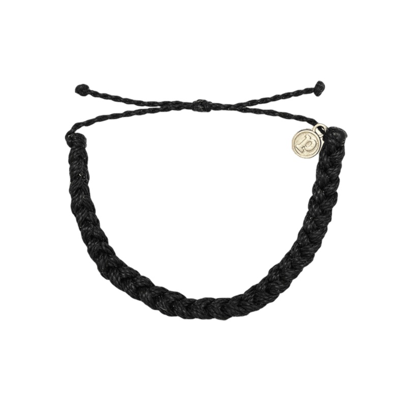 Pura Vida Braided Bracelet Black