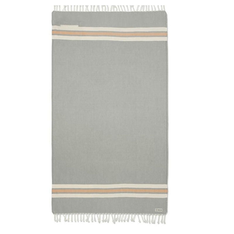 Sand Cloud Dobby Stripe With Zip Pocket Beach Towel