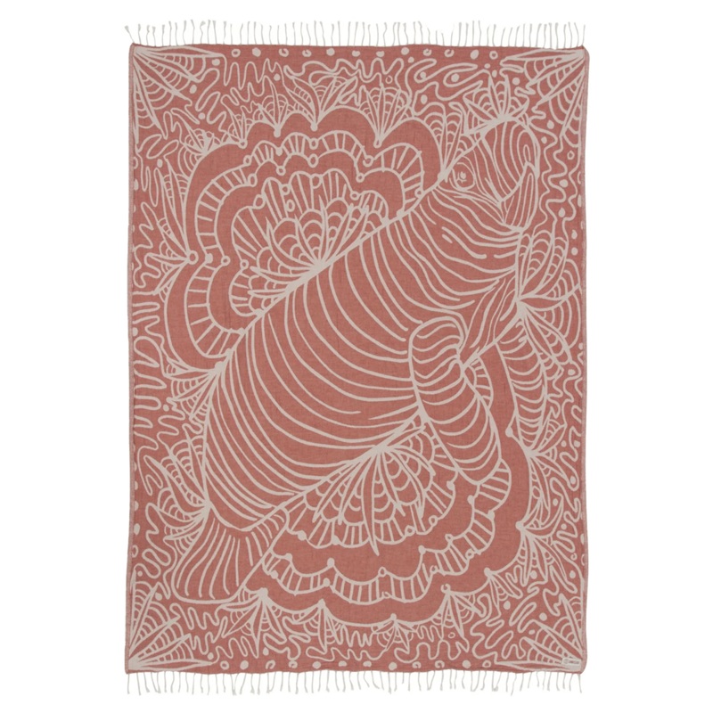 Sand Cloud Terracotta Manatee Large Beach Towel