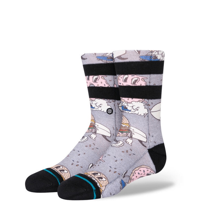 Stance Cruz Kids Socks in Grey