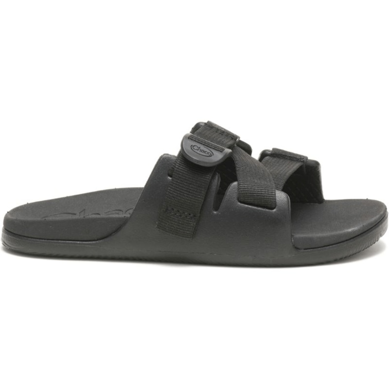 Chaco Chillos Sport Kids Slide in Black