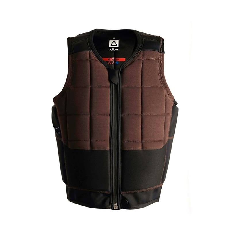 Follow RD Comp Wake Vest in Black/Brown