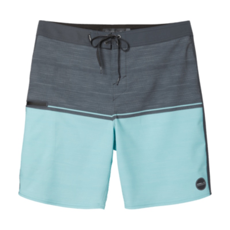 O'Neill Hyperfreak TRVLR Snap Boardshorts in Graphite