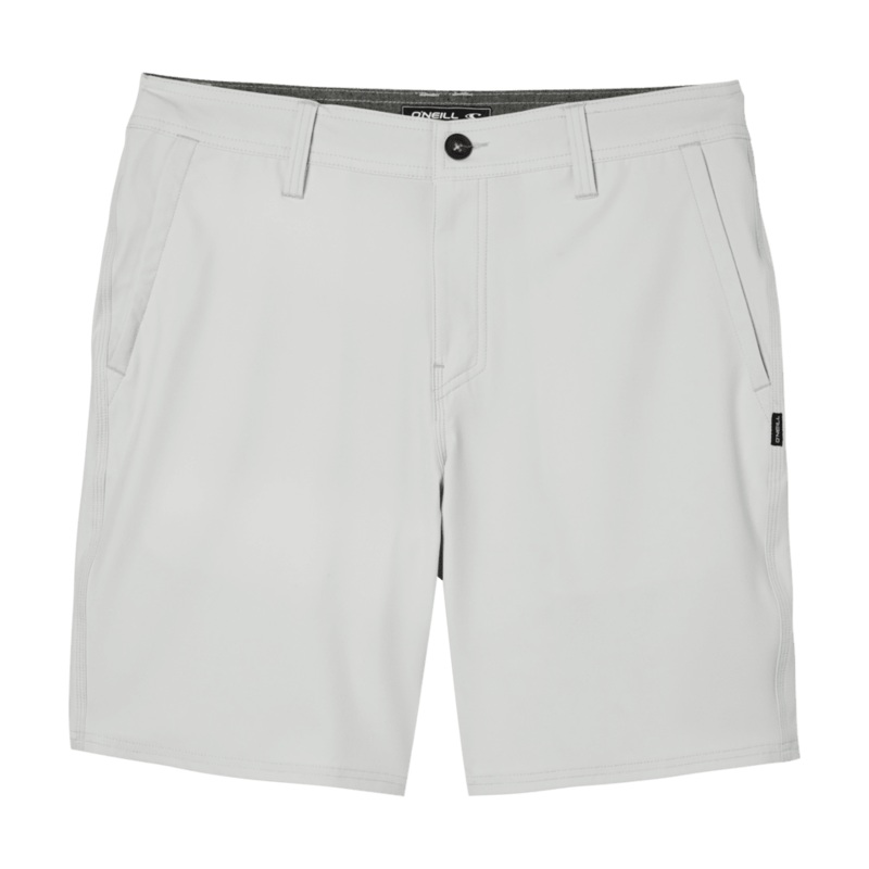 O'Neill Reserve Heather 19" Hybrid Shorts in Fog