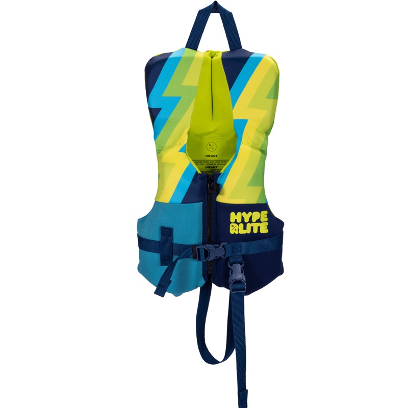 Hyperlite Boy's Toddler Indy CGA Life Jacket in Green/Blue