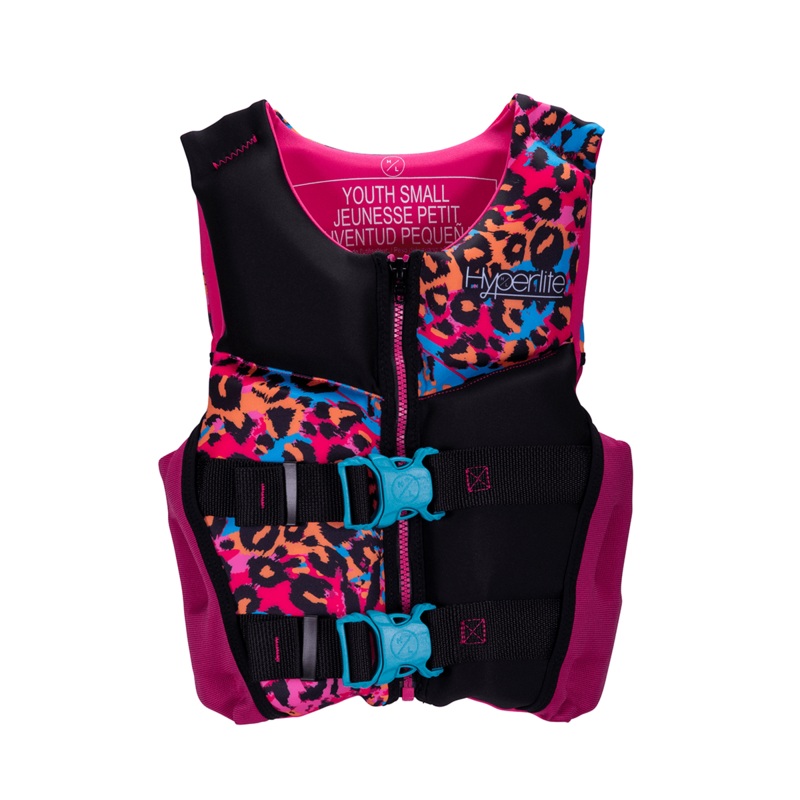 Hyperlite Girl's Youth Indy CGA Life Jacket in Pink