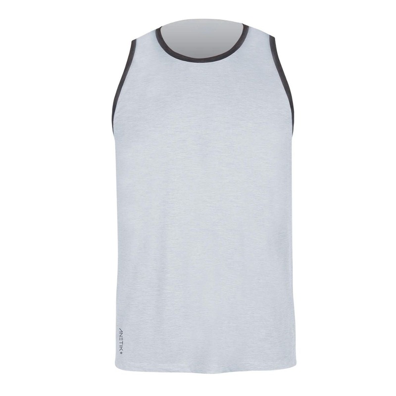 ANETIK Men's Low Pro Tech Tank Alloy Heathered
