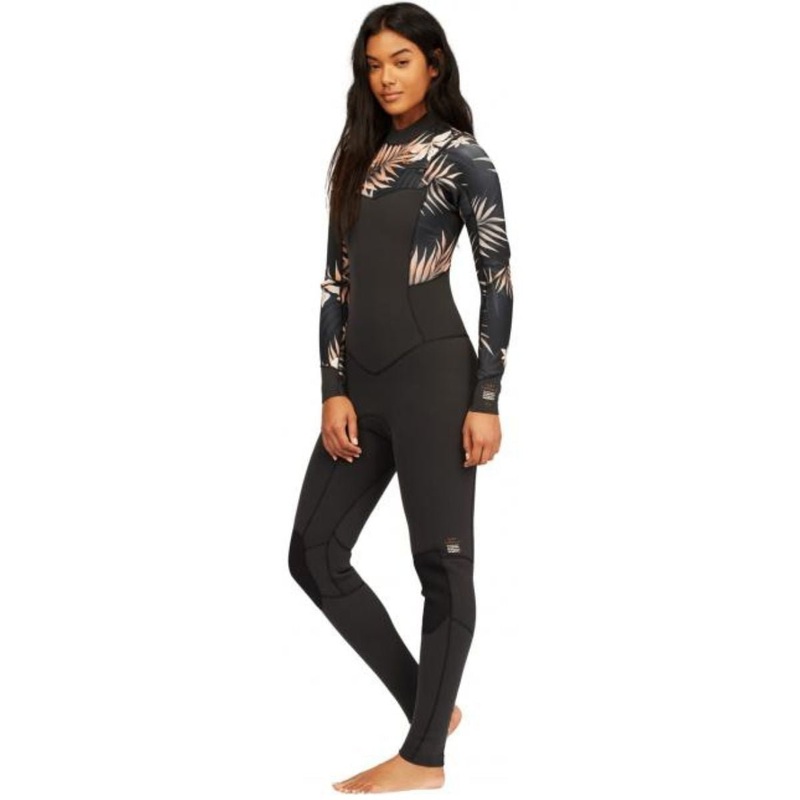 Billabong 3/2mm Salty Dayz Full Wetsuit in Black Pebble
