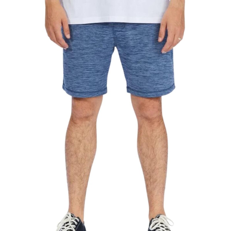 Billabong A/Div Surftrek Fleece Sweatshorts in Deep Blue Heather