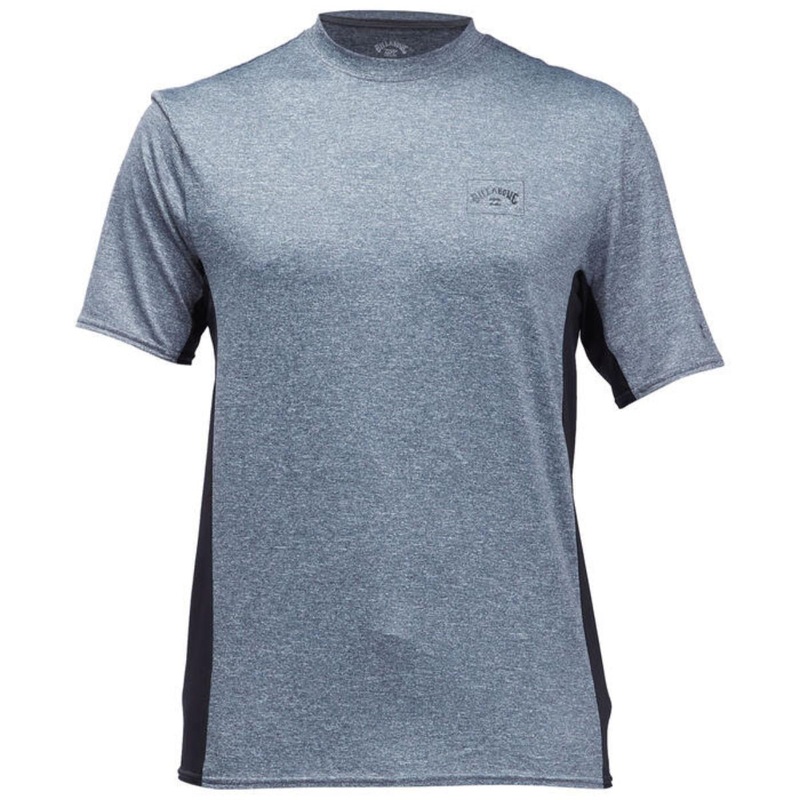 Billabong Arch Mesh Short Sleeve Polo Shirt in Grey Heather