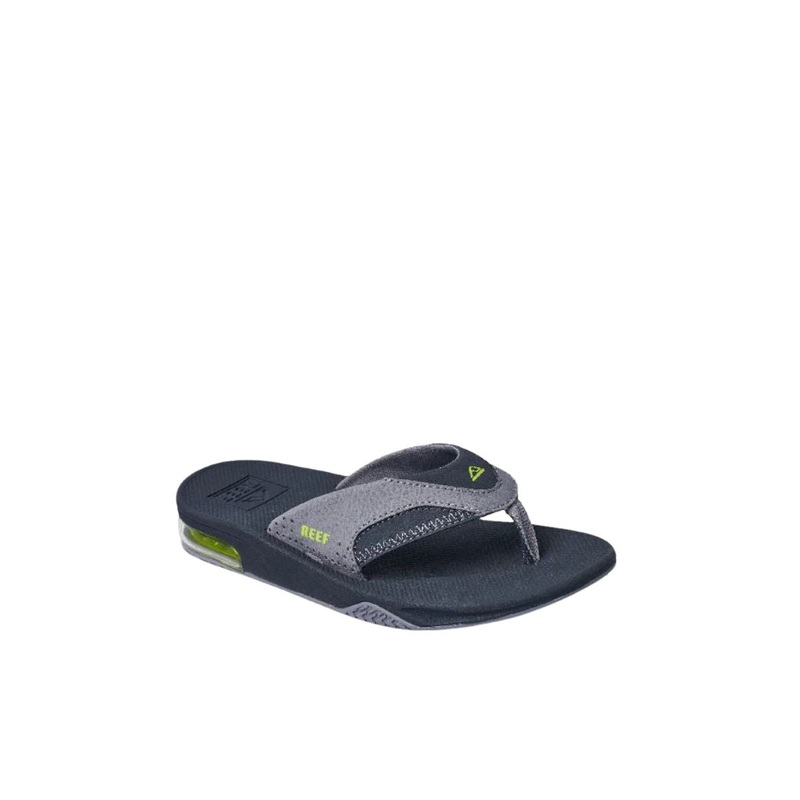 Reef Kids Fanning Grey/Volt Kids Sandal
