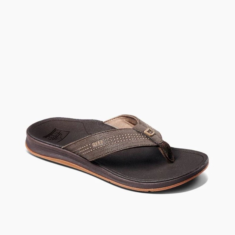 Reef Ortho-Seas Brown Men's Sandal in Brown