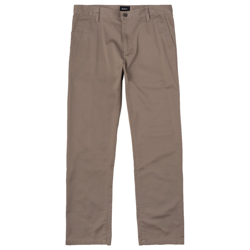 RVCA The Weekend Stretch Pant in Dark Khaki