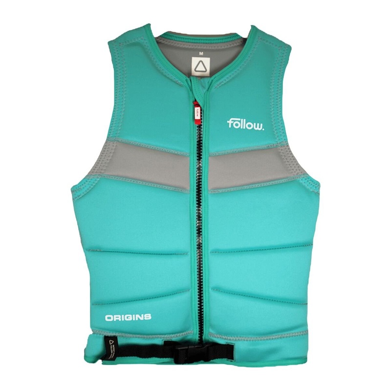 Follow Origin(s) Ladies Comp Wake Vest in Aqua