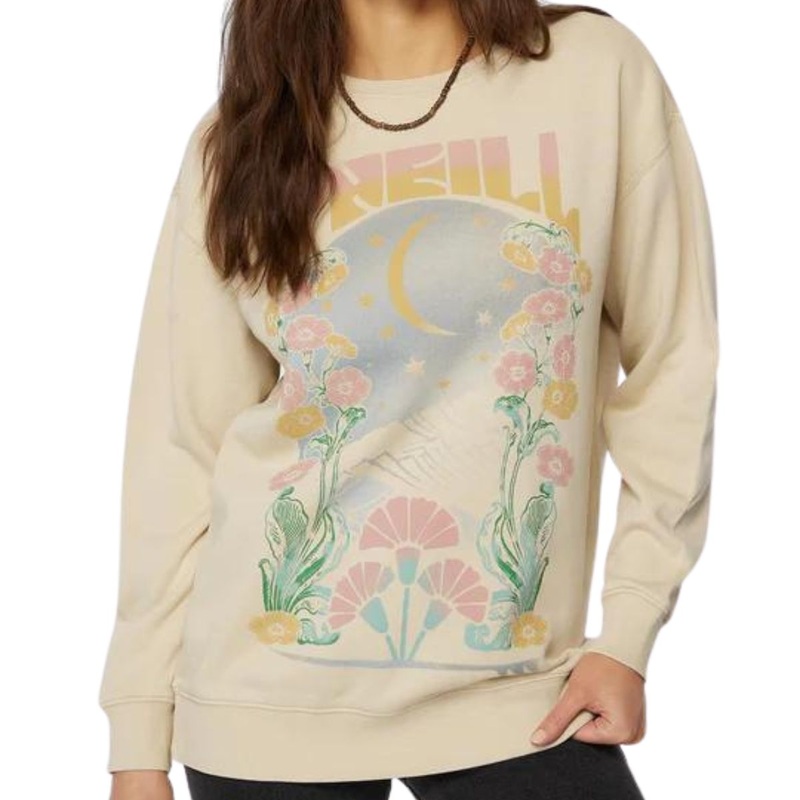 O'Neill Daily Pullover Fleece in Stone