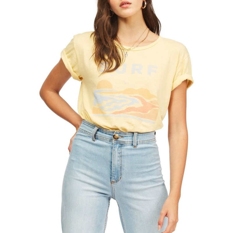 Billabong Surf Trip Tee in Stay Golden