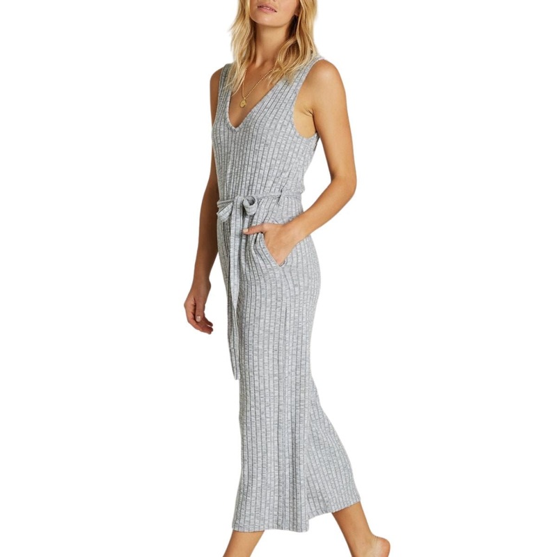 Billabong Wipe Out Jumpsuit in Ash Heather
