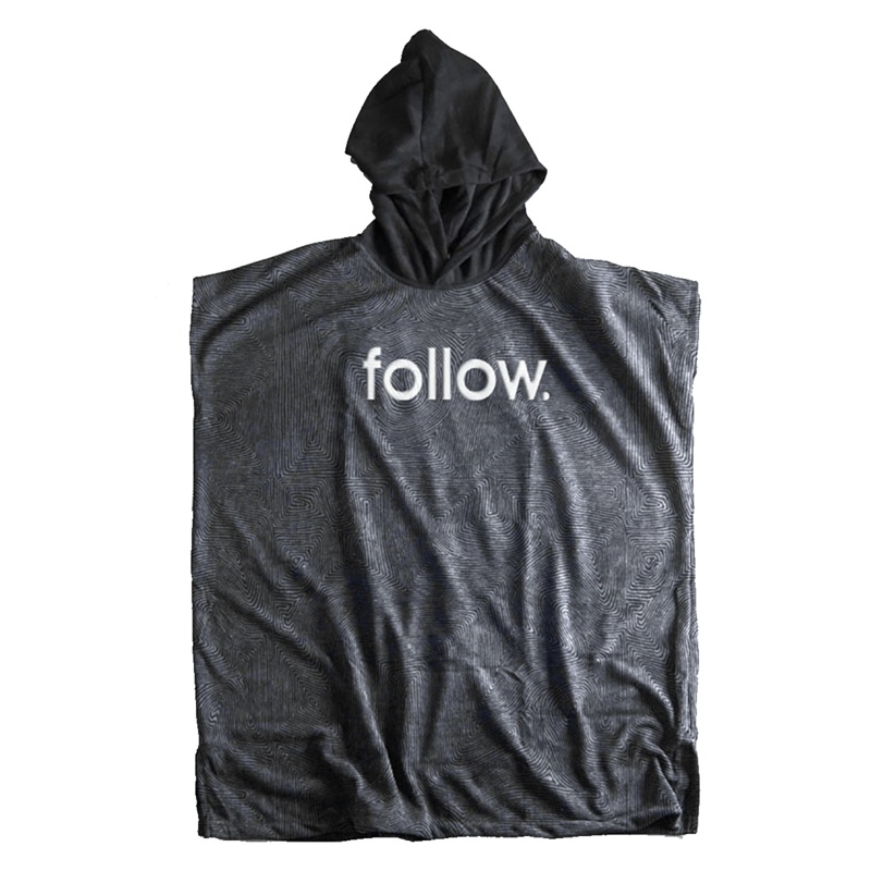 Follow Pro Towelie in Black/Grey