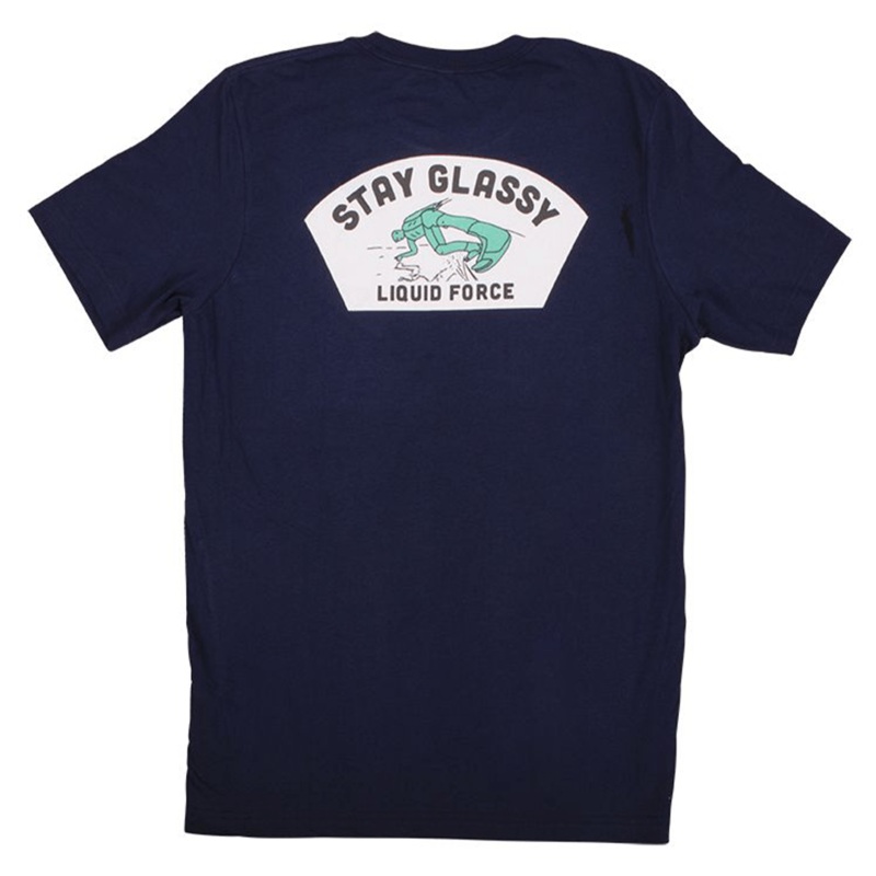 Liquid Force Stay Glassy Tee in Navy