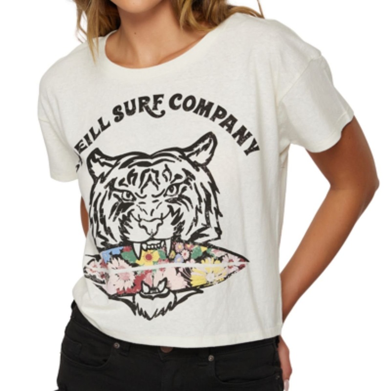 O'Neill Growlin Tee in Winter White