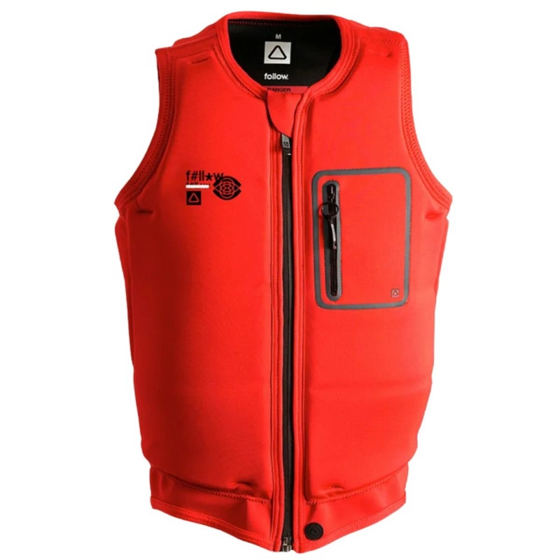 Follow F#*fed Comp Wake Vest in Red