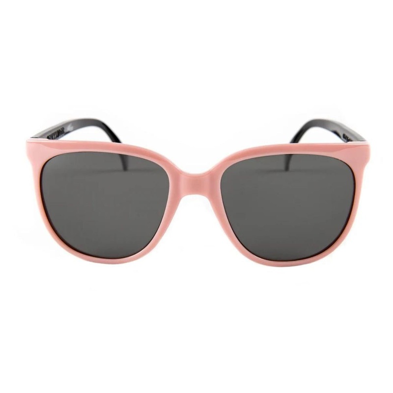 Hoven Skinny Legs Sunglasses Pink-Black / Grey Polarized