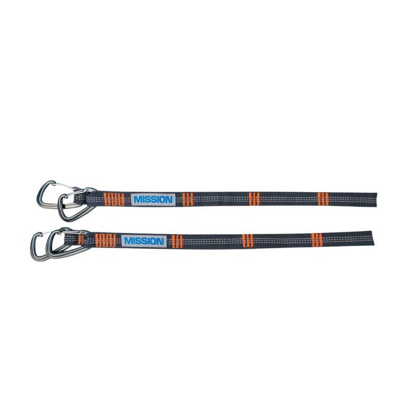 Mission LINES Tie-Down Straps 2-Pack in Grey