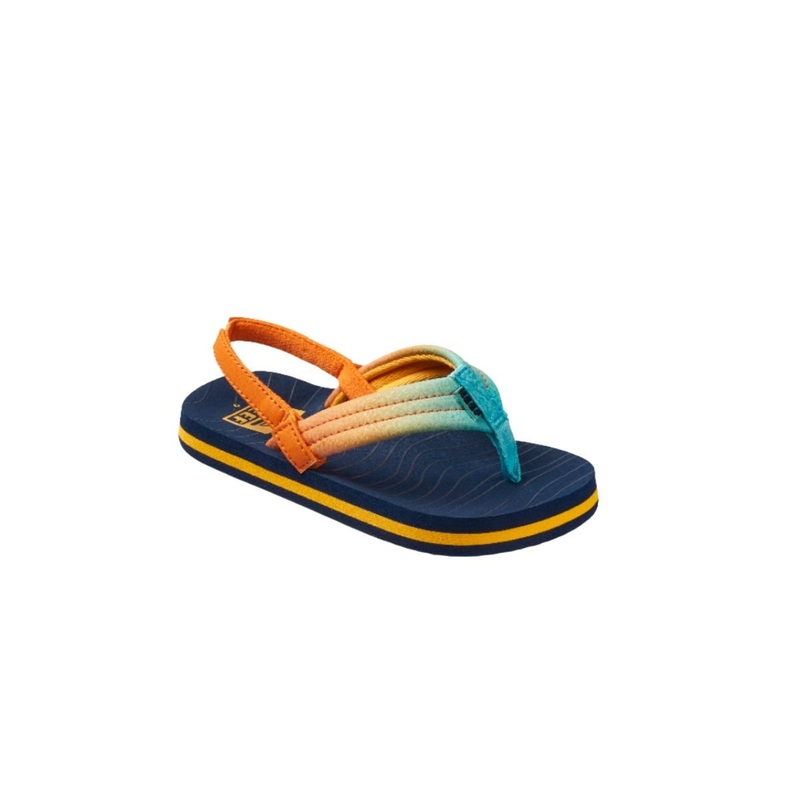 Reef Little Ahi Sun and Ocean Kids Sandal in Blue