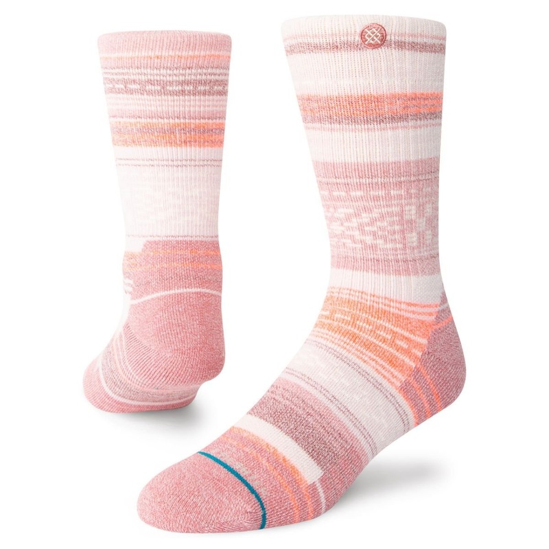Stance Windy Peaks QTR Socks in Dusty Rose