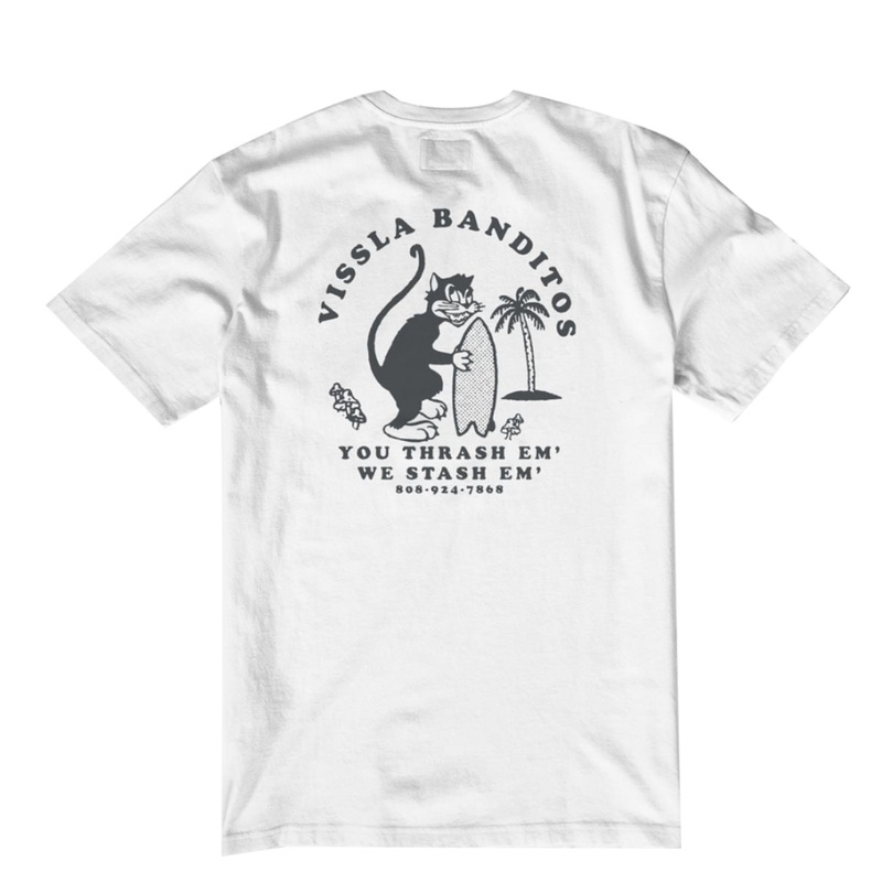 Vissla Bandito Pocket Tee in White