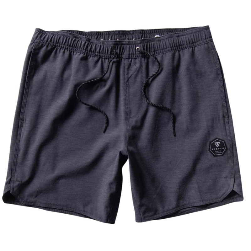 Vissla Breakers 16.5" Ecolastic Boardshorts in Graphite