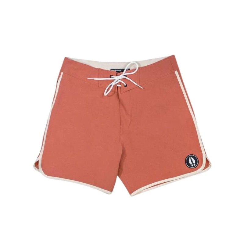 Bearded Goat Inland Swim Trunks in Mauve Solid