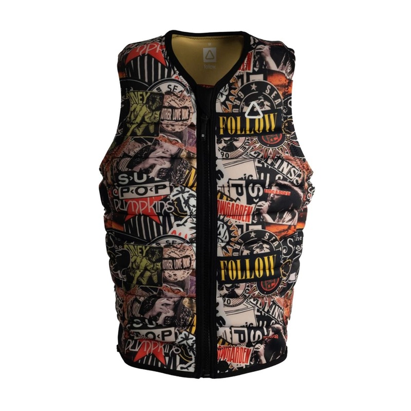Follow Primary Heights Comp Wake Vest in Grunge