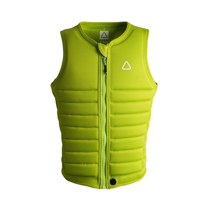 Follow Primary Ladies Comp Wake Vest in Lettuce Green