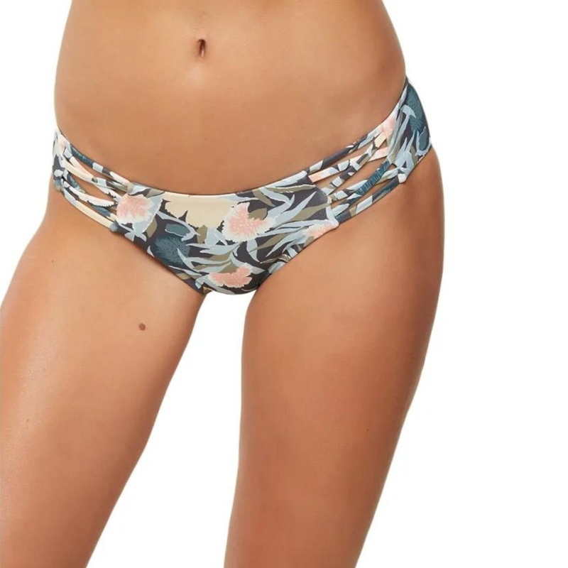 O'Neill Teegan Strappy Pant Bikini Bottom in Multi